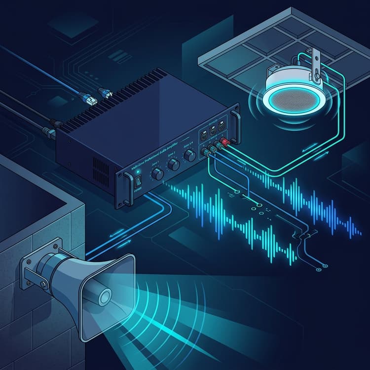 Public Address & Multimedia Systems visual representation