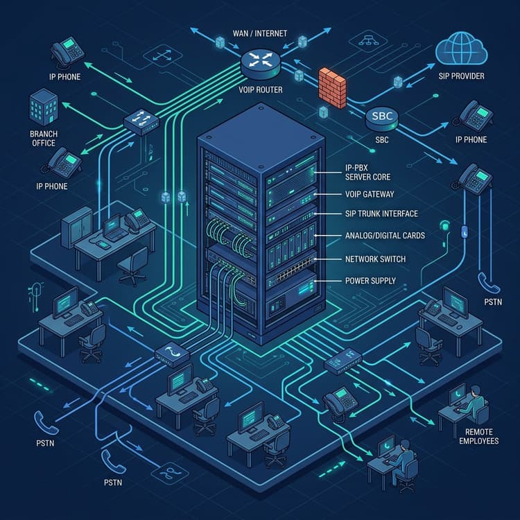 Telecom & Voice Communication visual representation